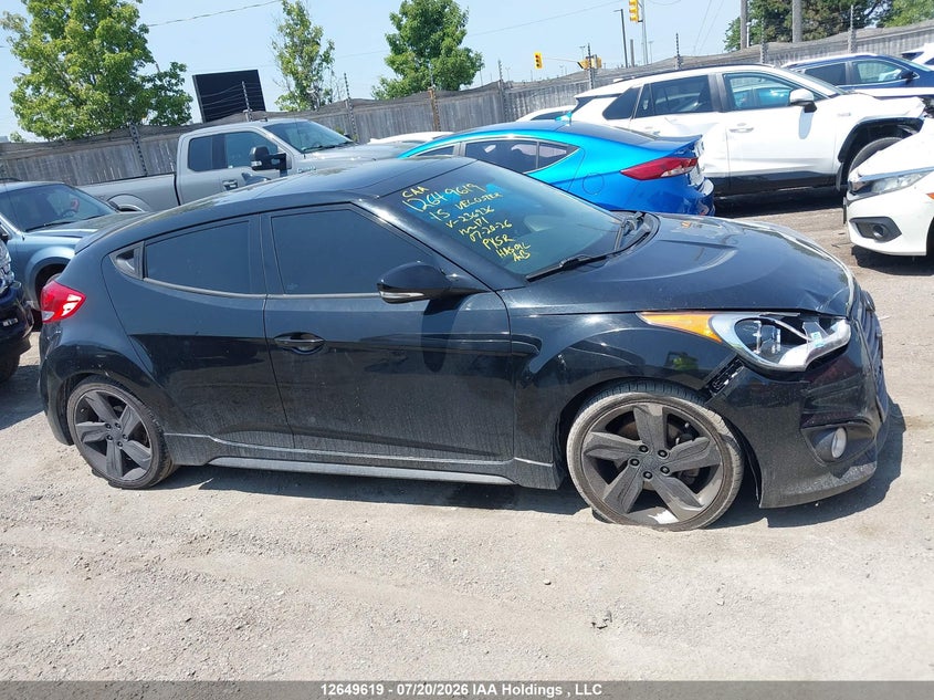 2015 Hyundai Veloster Turbo VIN: KMHTC6AE9FU236936 Lot: 12649619