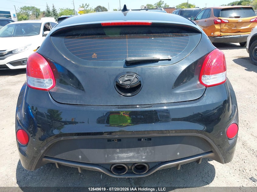 2015 Hyundai Veloster Turbo VIN: KMHTC6AE9FU236936 Lot: 12649619