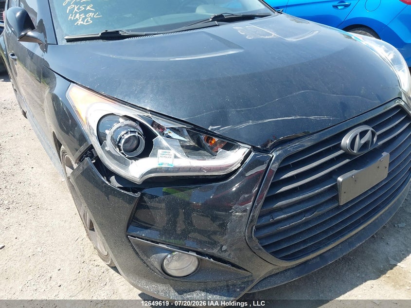 2015 Hyundai Veloster Turbo VIN: KMHTC6AE9FU236936 Lot: 12649619