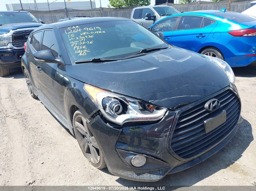 2015 Hyundai Veloster Turbo VIN: KMHTC6AE9FU236936 Lot: 12649619