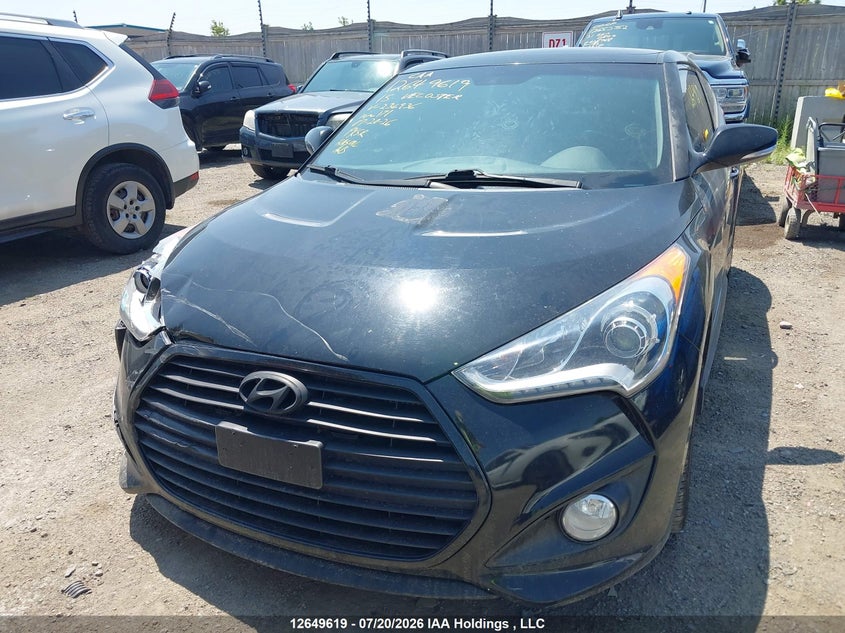 2015 Hyundai Veloster Turbo VIN: KMHTC6AE9FU236936 Lot: 12649619