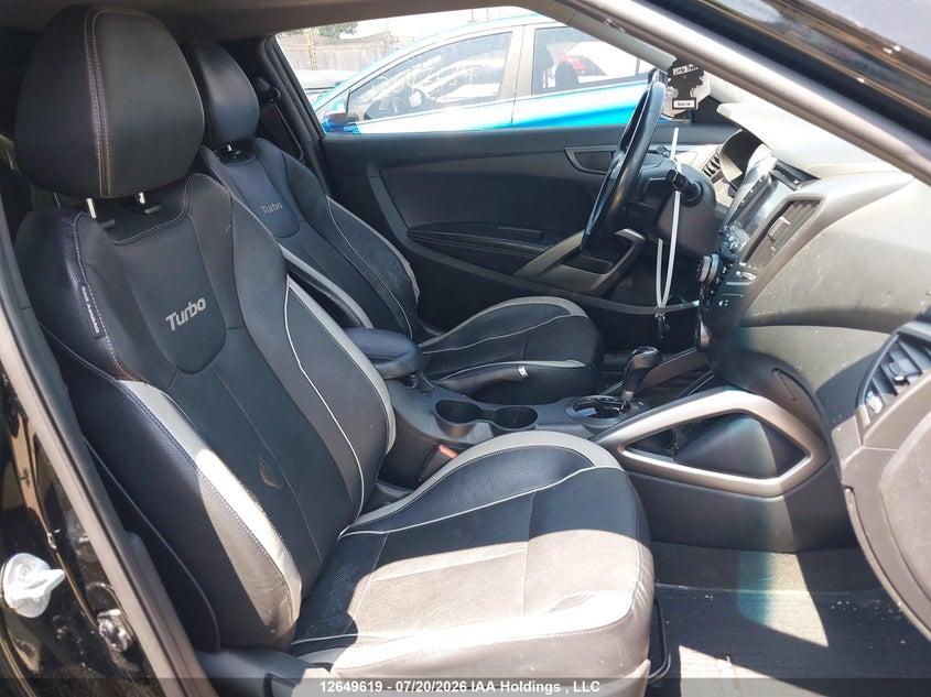 2015 Hyundai Veloster Turbo VIN: KMHTC6AE9FU236936 Lot: 12649619