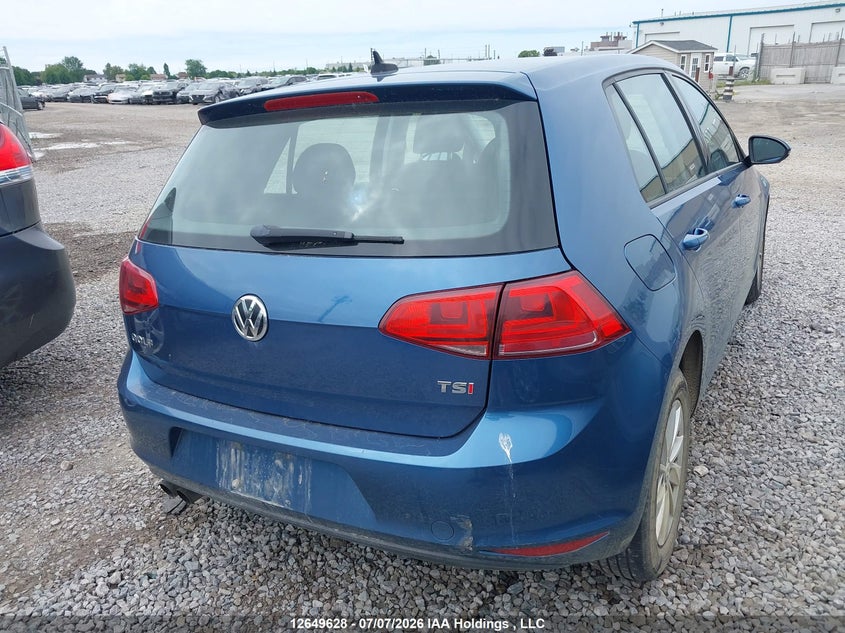 Vin: 3vw217au8gm000848, lot: 3051199, volkswagen golf 1.8 tsi comfortline/1.8 tsi highline/1.8 tsi trendline 20164