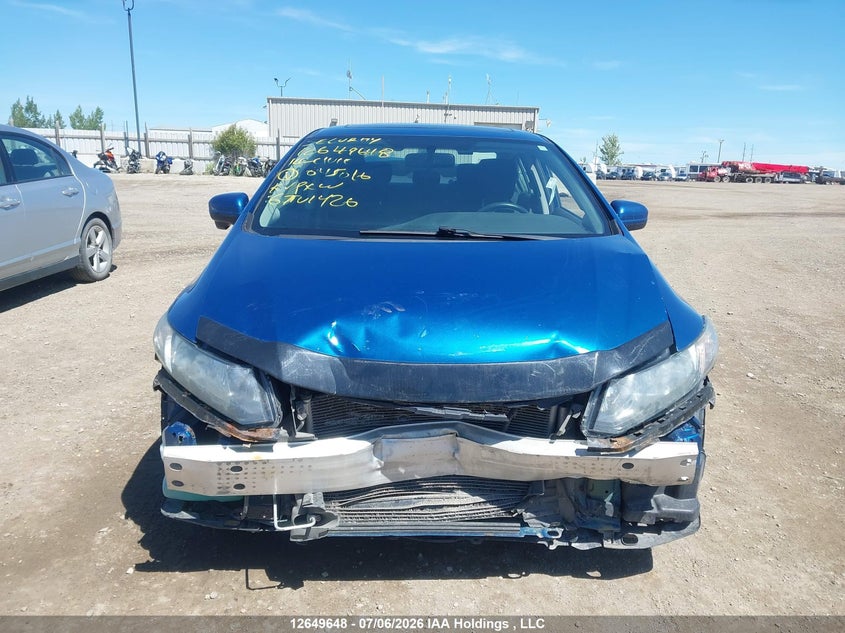 2014 Honda Civic Ex 4Dr VIN: 2HGFB2E56EH045016 Lot: 12649648