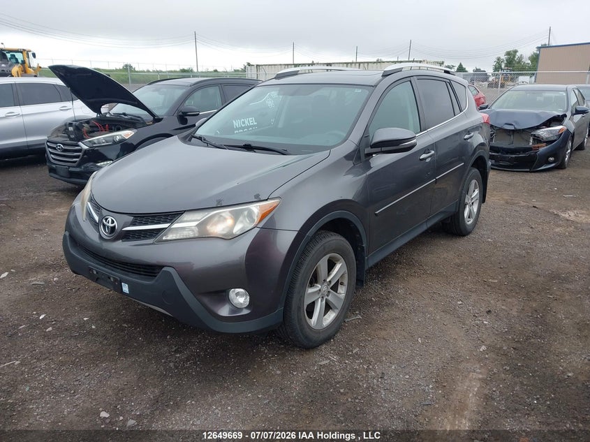 2014 Toyota RAV 4, Удар ззаду, IAAI, VIN 2T3WFREV9EW117421 — фото 2