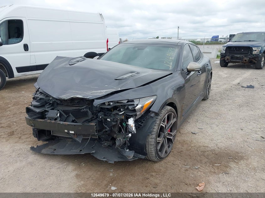 2018 Kia Stinger, Front, IAAI, VIN KNAE55LC4J6010665 — photo 2