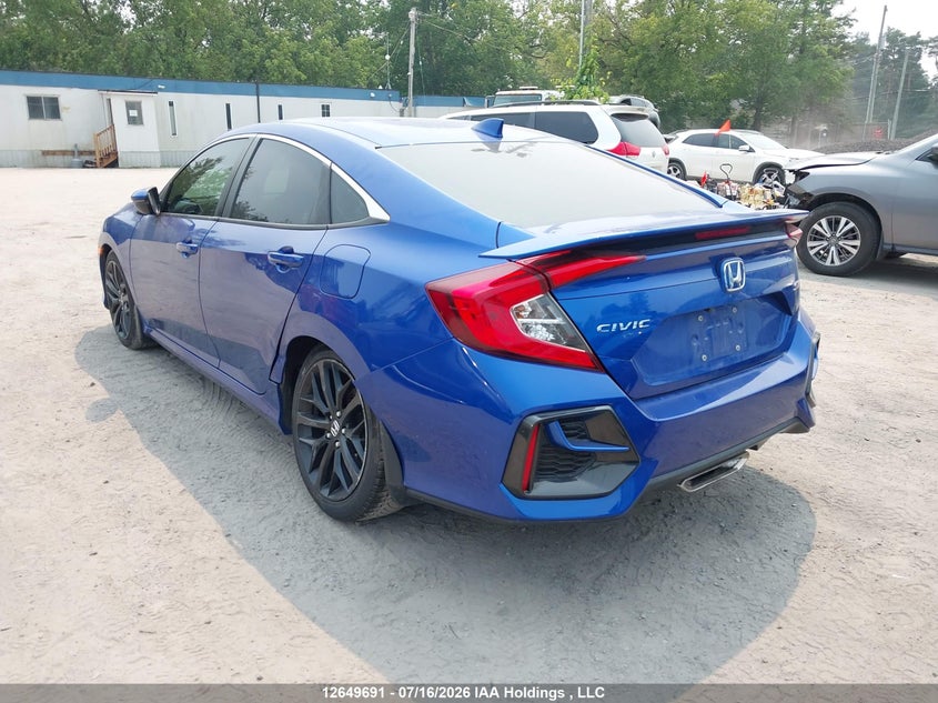 Vin: 2hgfc1e5xlh200333, lot: 3051262, honda civic 20203