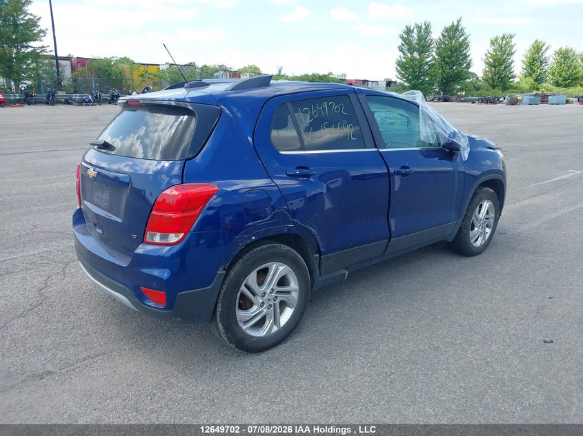 Vin: 3gncjlsb2hl156542, lot: 3051273, chevrolet trax 1lt 20174