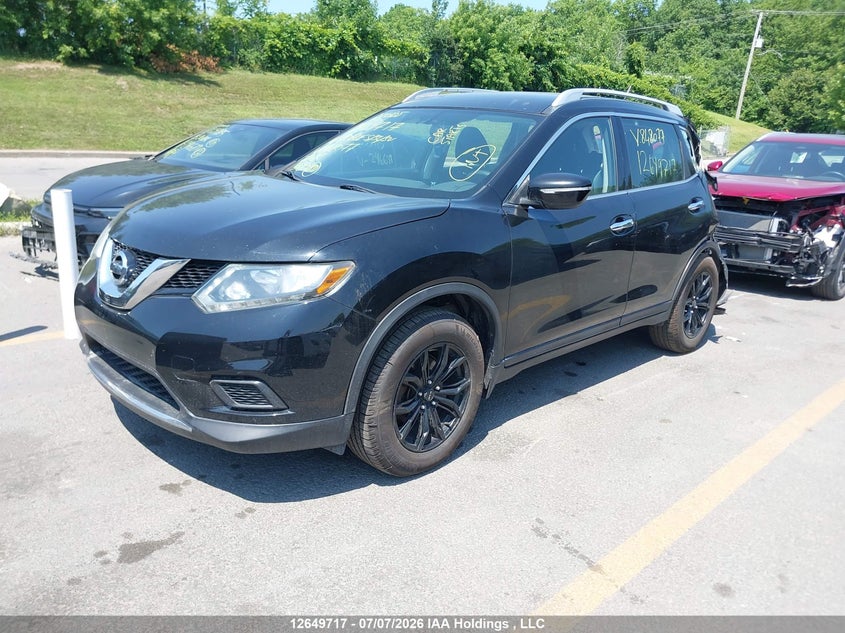 2014 Nissan Rogue, Rear, IAAI, VIN 5N1AT2MV1EC848077 — photo 2