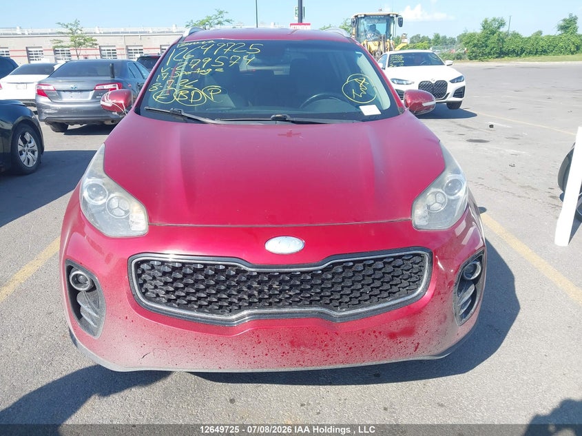 2017 Kia Sportage Ex/Ex Premium/Ex Tech VIN: KNDPNCAC9H7279574 Lot: 12649725