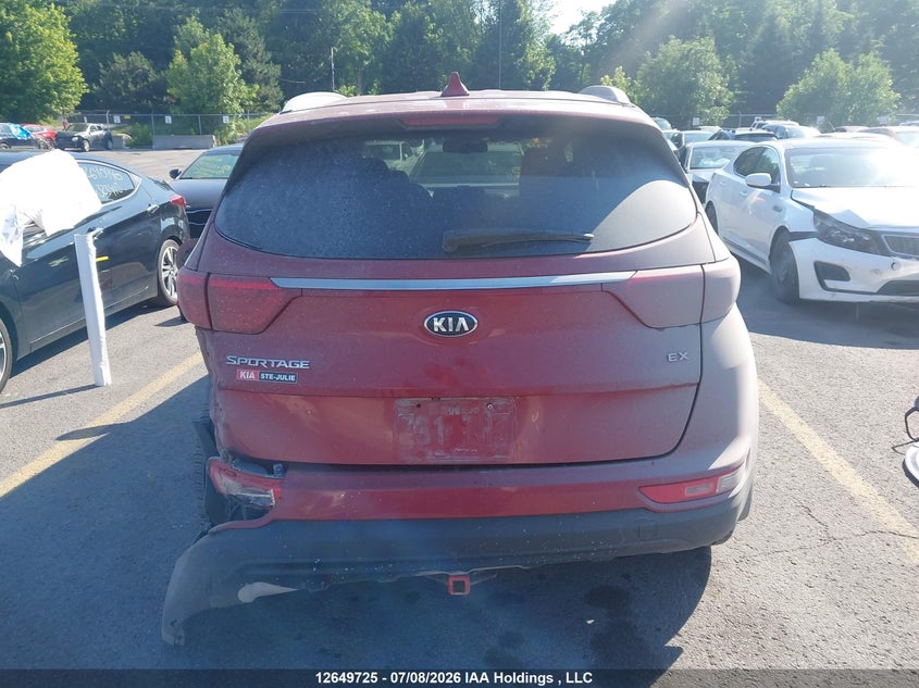 2017 Kia Sportage Ex/Ex Premium/Ex Tech VIN: KNDPNCAC9H7279574 Lot: 12649725