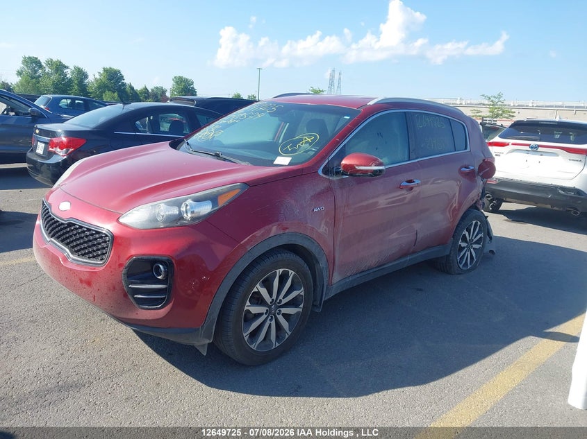 2017 Kia Sportage Ex/Ex Premium/Ex Tech VIN: KNDPNCAC9H7279574 Lot: 12649725