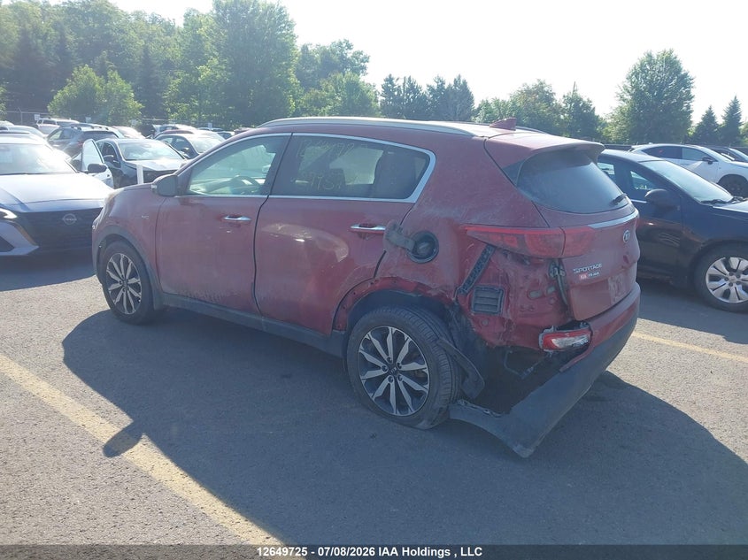 2017 Kia Sportage Ex/Ex Premium/Ex Tech VIN: KNDPNCAC9H7279574 Lot: 12649725