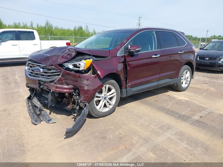 2019 Ford Edge, Front, IAAI, VIN 2FMPK4J99KBB91198 — photo 2