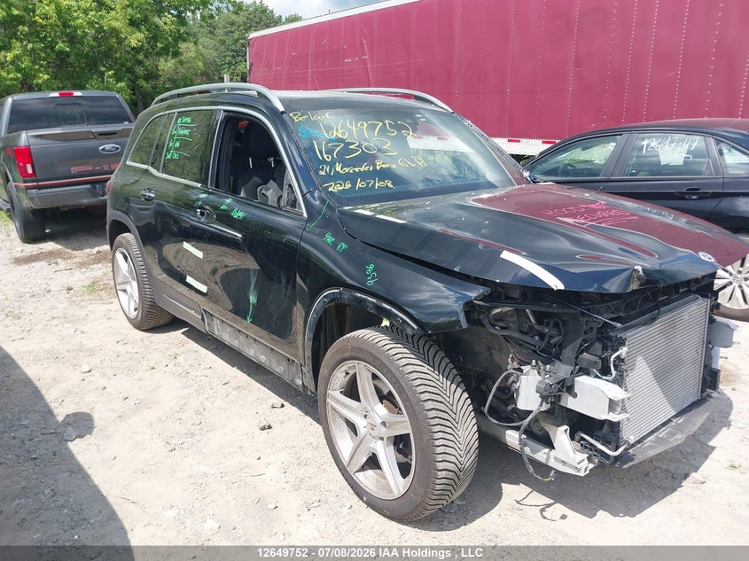 2021 Mercedes-Benz Glb 250 4Matic VIN: W1N4M4HB8MW167303 Lot: 12649752