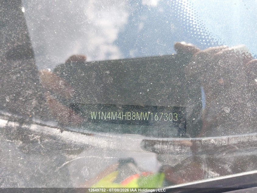 2021 Mercedes-Benz Glb 250 4Matic VIN: W1N4M4HB8MW167303 Lot: 12649752