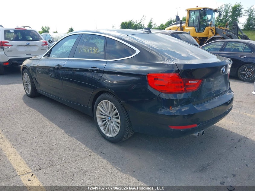 Vin: wba3x5c50fd561990, lot: 3051339, bmw 328i gran turismo xdrive 20153
