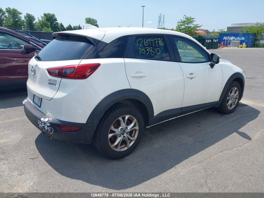 Vin: jm1dkbc78g0103810, lot: 3051348, mazda cx-3 20164