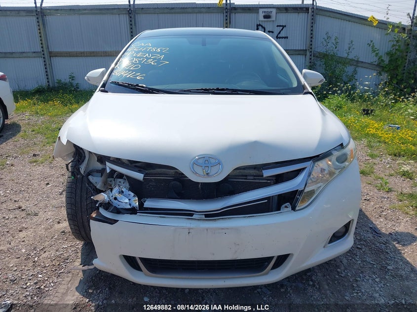 2014 TOYOTA VENZA SPORT UTILITY VEHICLE 2.7L I-4 DOHC, VVT, 182HP