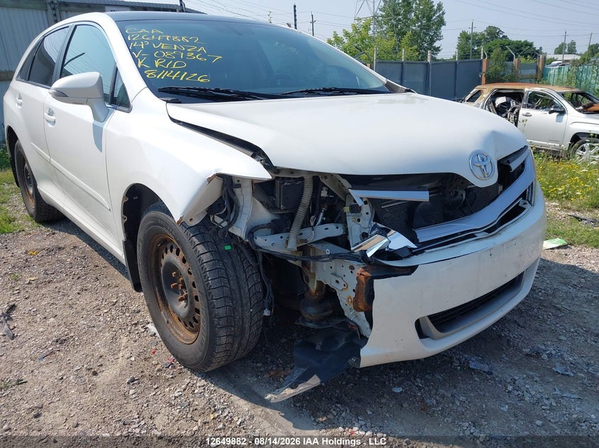 2014 TOYOTA VENZA SPORT UTILITY VEHICLE 2.7L I-4 DOHC, VVT, 182HP