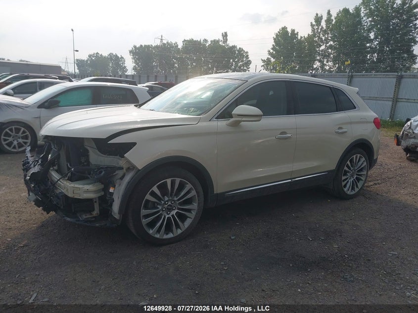 Vin: 2lmtj8lp0gbl31493, lot: 3051507, lincoln mkx reserve 20162