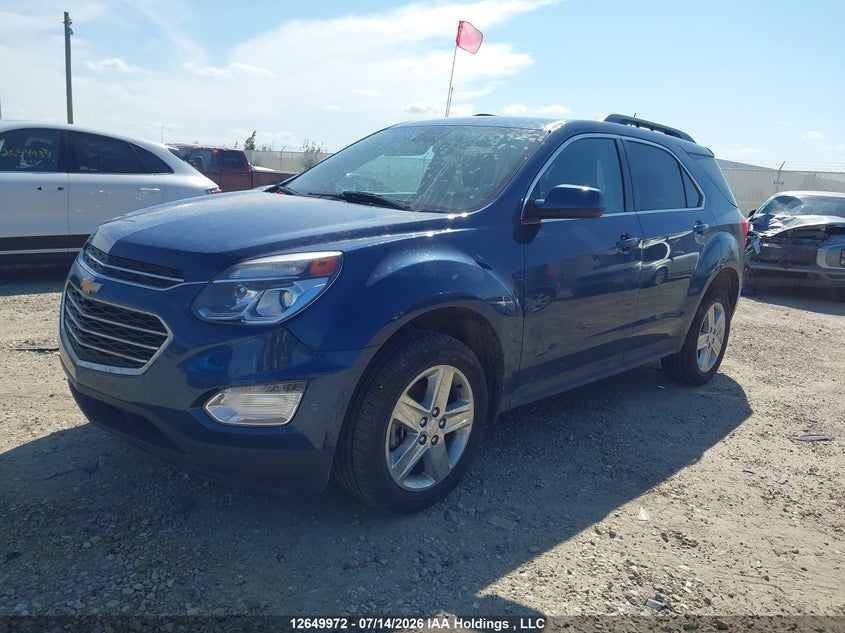 2016 Chevrolet Equinox, Удар сзади, IAAI, VIN 2GNFLFE37G6200504 — фото 2