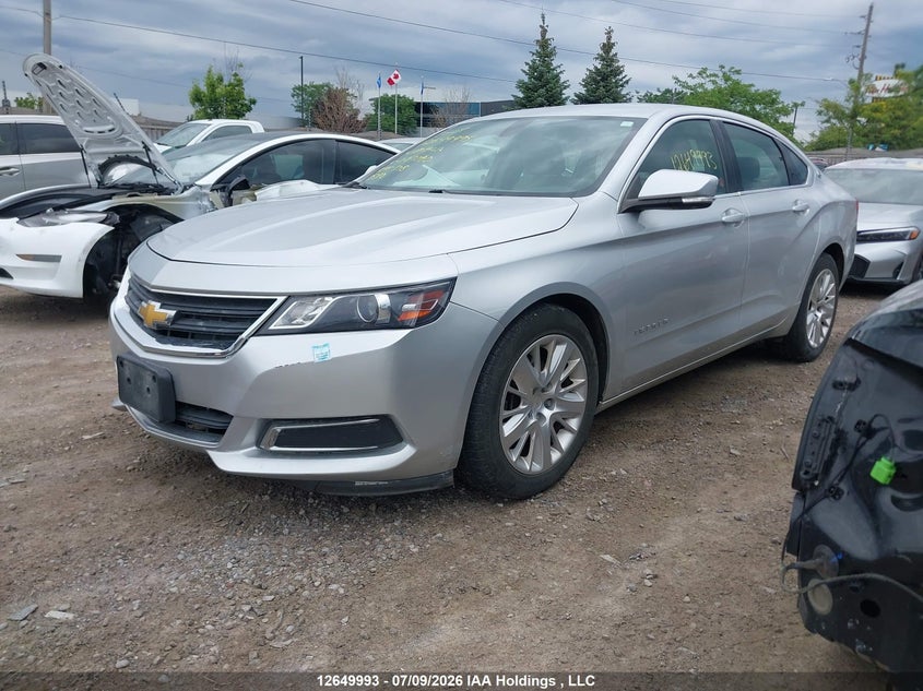 2014 Chevrolet Impala, Удар спереду, IAAI, VIN 1G11Y5SL9EU107090 — фото 2