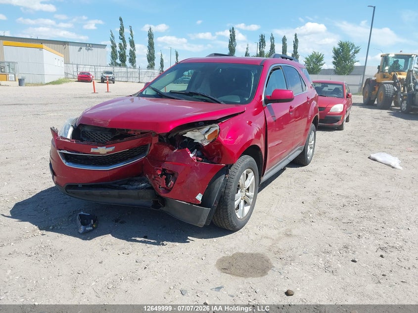 2015 Chevrolet Equinox, Front, IAAI, VIN 2GNFLFEK7F6317165 — photo 2