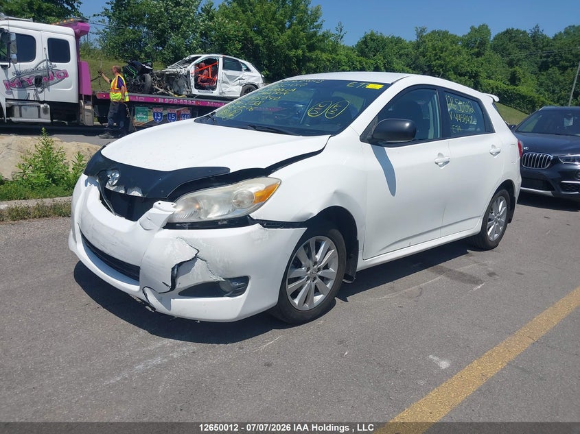 Vin: 2t1ku4ee9ac445840, lot: 3051596, toyota corolla matrix 20102