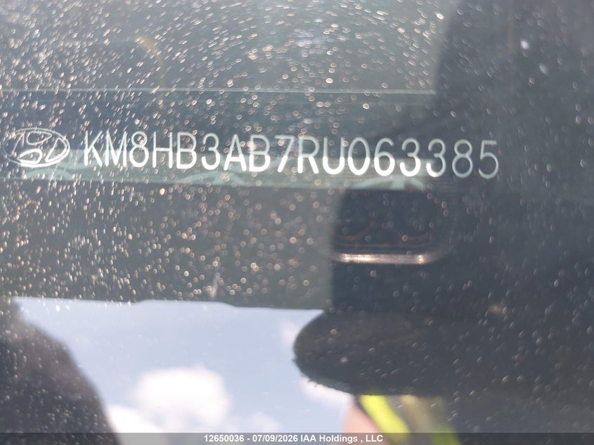 2024 Hyundai Kona VIN: KM8HB3AB7RU063385 Lot: 12650036