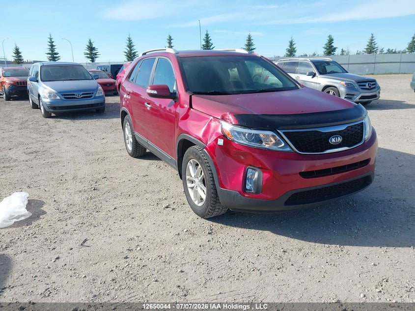 2014 Kia Sorento Lx/Se, Front, IAAI, VIN 5XYKT3A66EG443193