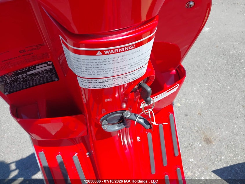 2012 VESPA LX BIKE 1