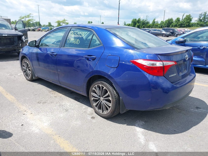 Vin: 2t1burhe5ec031680, lot: 3051695, toyota corolla s 20143