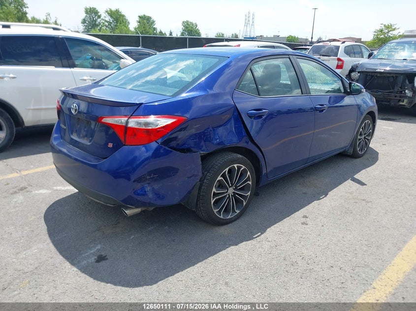 Vin: 2t1burhe5ec031680, lot: 3051695, toyota corolla s 20144