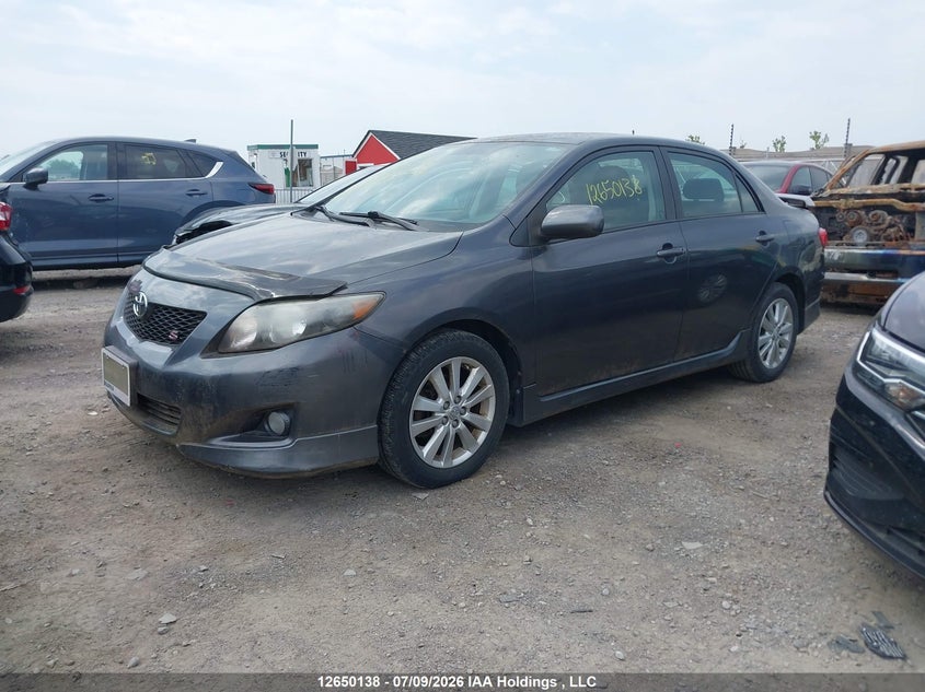 2009 Toyota Corolla, Благотворительность, IAAI, VIN 2T1BU40E19C142408 — фото 2