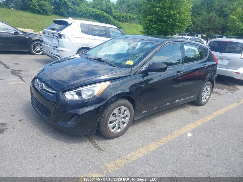 Vin: kmhct5ae5gu273784, lot: 3051730, hyundai accent le 20162