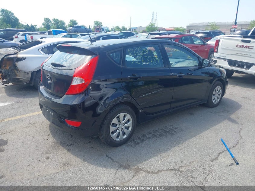 Vin: kmhct5ae5gu273784, lot: 3051730, hyundai accent le 20164