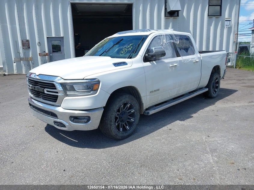 2019 RAM 1500, Затопление, IAAI, VIN 1C6RRFMG6KN870081 — фото 2