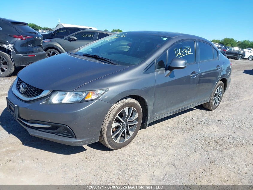2013 HONDA CIVIC SEDAN 1.8L I-4 VVT, 140HP