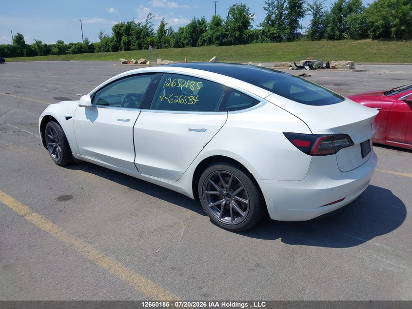 Vin: 5yj3e1eb3lf626534, lot: 3051770, tesla model 3 20203