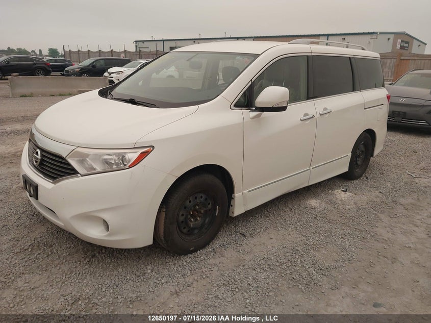 2013 Nissan Quest, Правый бок, IAAI, VIN JN8AE2KPXD9060160 — фото 2