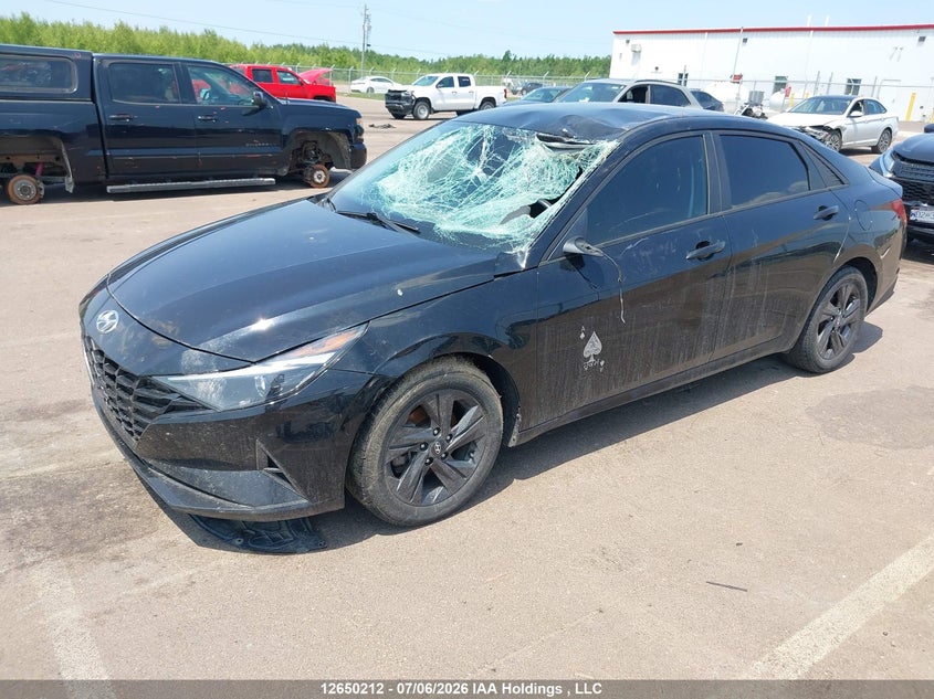 Vin: kmhlm4agxmu077098, lot: 3051797, hyundai elantra preferred ivt 20212