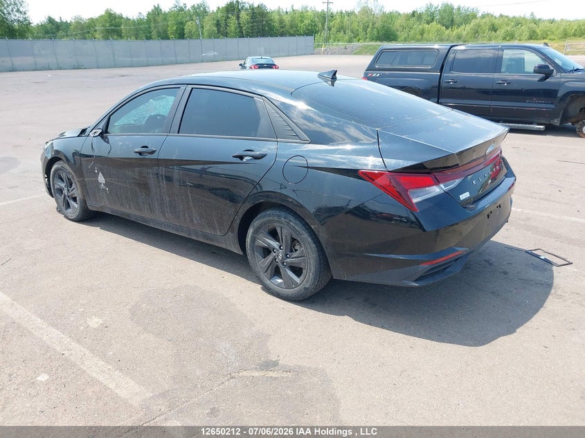 Vin: kmhlm4agxmu077098, lot: 3051797, hyundai elantra preferred ivt 20213