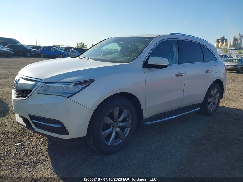 2014 Acura MDX, Град, IAAI, VIN 5FRYD4H84EB507015 — фото 2