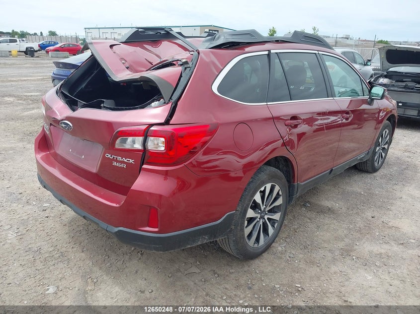 Vin: 4s4bsfnc0g3353870, lot: 3051833, subaru outback 3.6r limited 20164