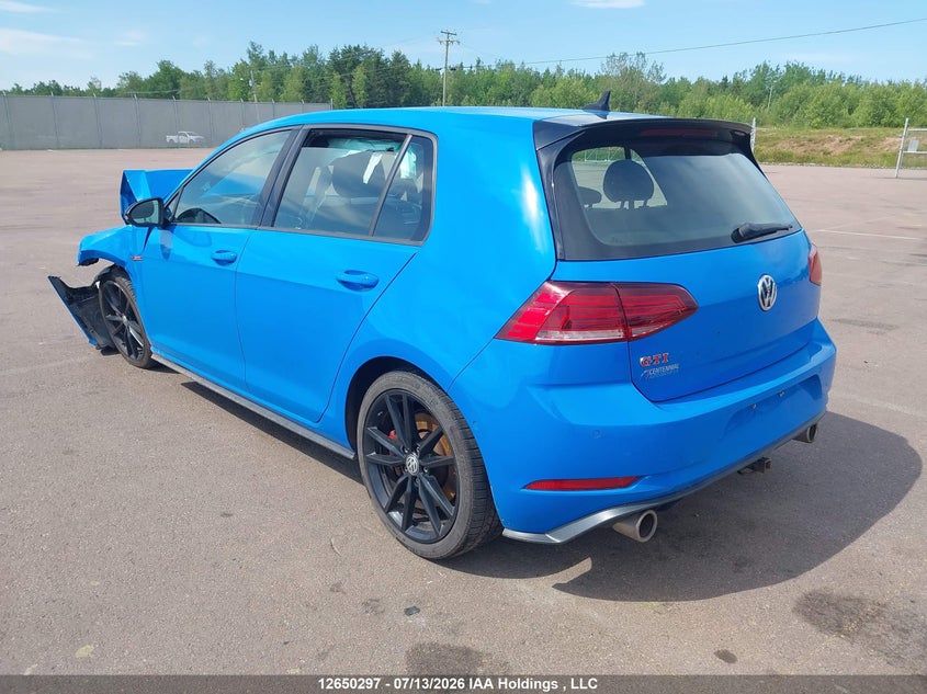 Vin: 3vw6t7au5km008524, lot: 3051883, volkswagen golf gti 5-door/5-door autobahn/5-door rabbit 20193