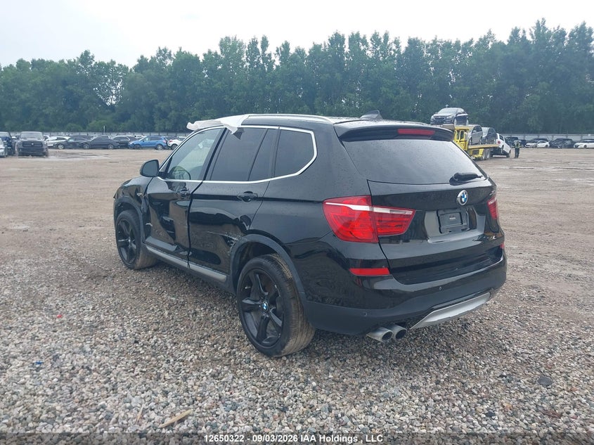 Vin: 5uxwx9c38h0t23772, lot: 3051910, bmw x3 xdrive28i 20173
