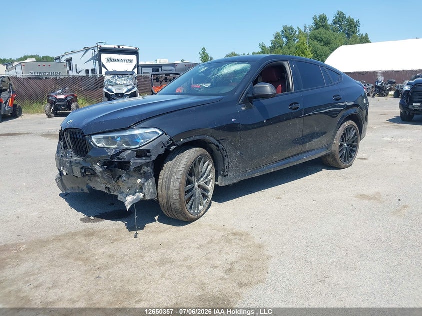 Vin: 5uxcy8c01n9j83197, lot: 3051958, bmw x6 m50i 20222
