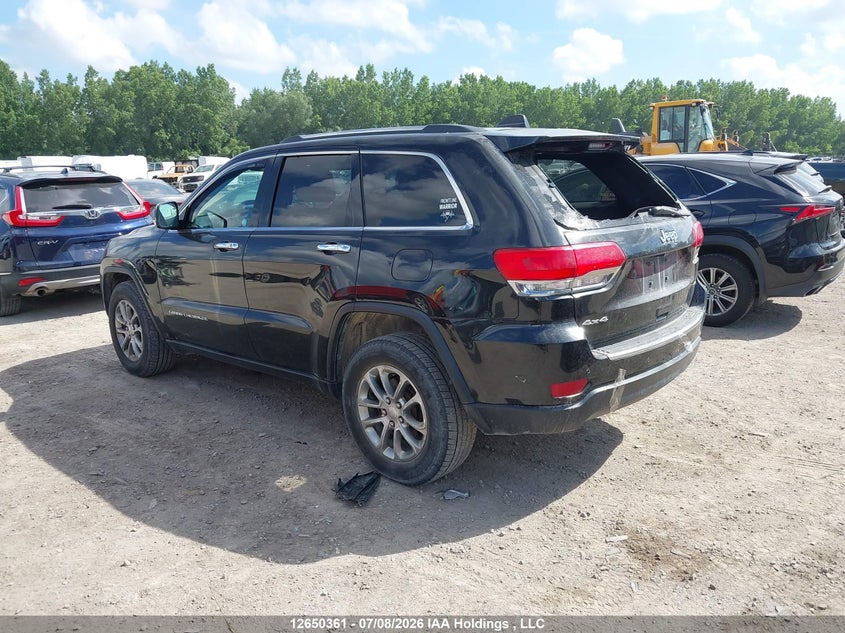 Vin: 1c4rjfbg2gc488605, lot: 3051962, jeep grand cherokee limited 20163