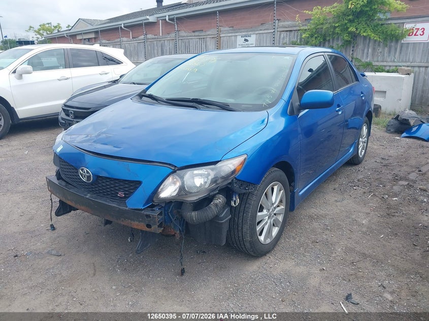2010 Toyota Corolla, Удар спереди, IAAI, VIN 2T1BU4EE9AC206563 — фото 2